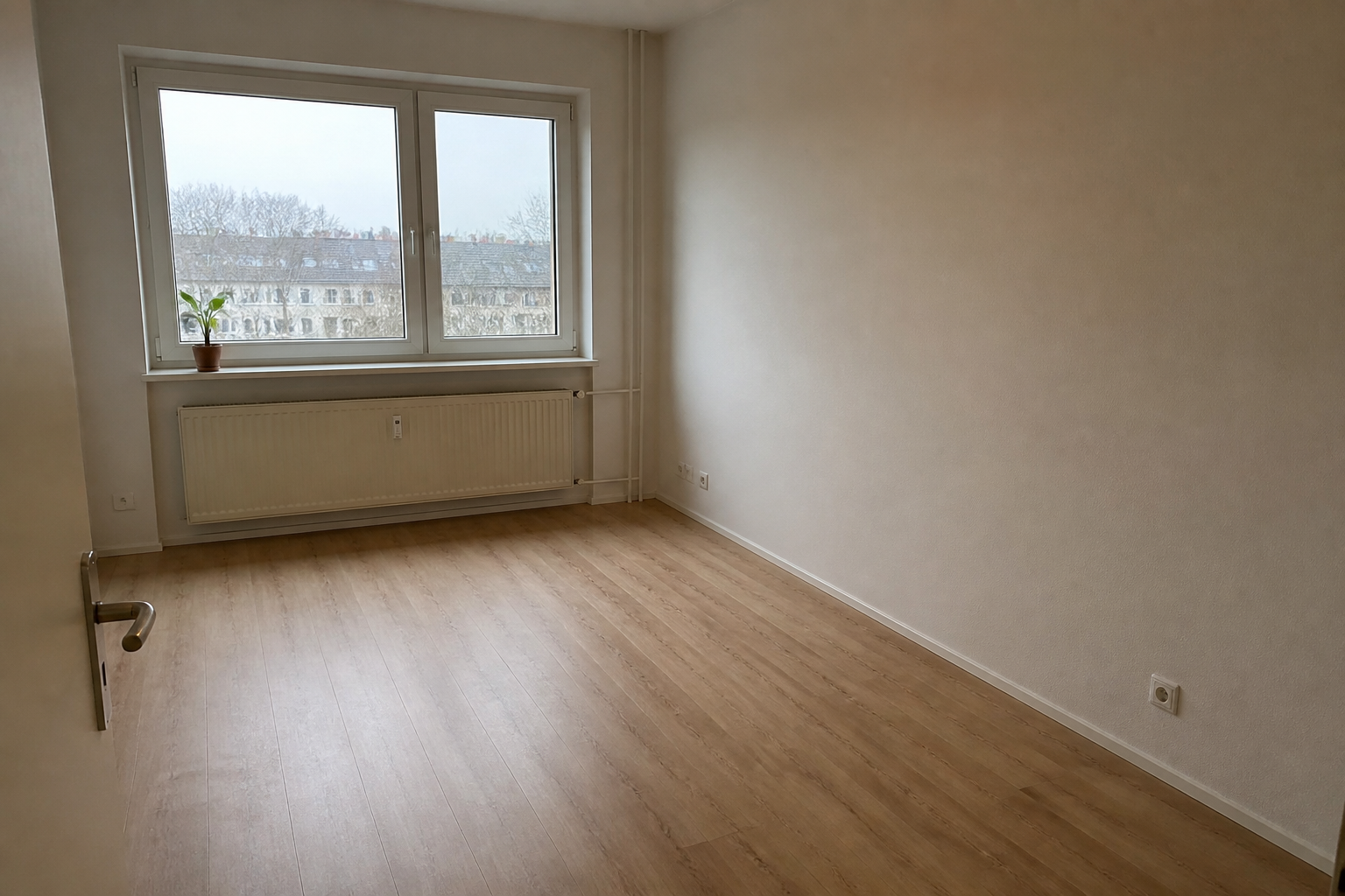 Empty living room used as the base image